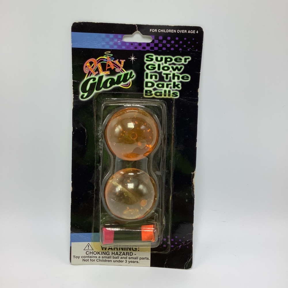 Play‎ Glow Super Glow in the Dark Balls Packaged 2 Balls